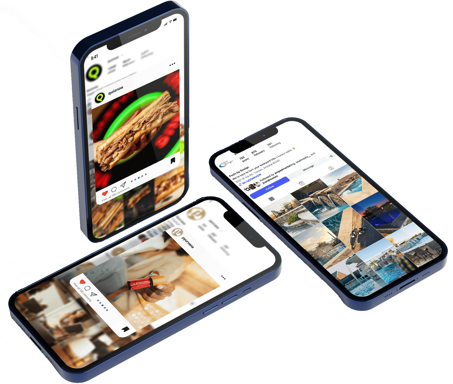 Social Media Mobile Feed Mockups
